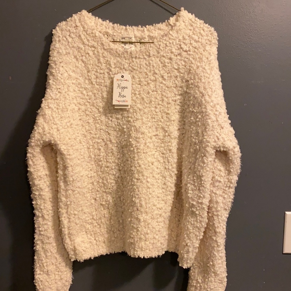 Hippie Rose cream colored sweater